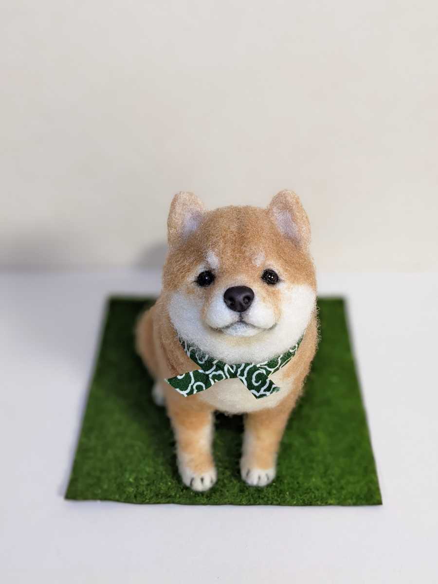 Yahoo!オークション - 羊毛フェルト 豆柴 柴犬 犬 ハンドメイド 芝生 Yahoo!オークション - 羊毛フェルト 豆柴 柴犬 犬 ハンドメイド 芝生