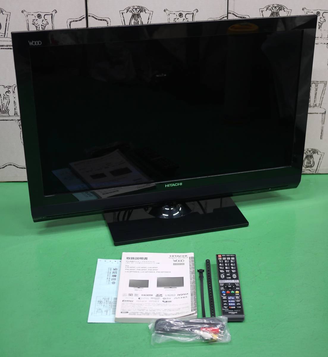 希少 美品 日立 Wooo 32V型 ハイビジョン LED 液晶 テレビ L32-XP07