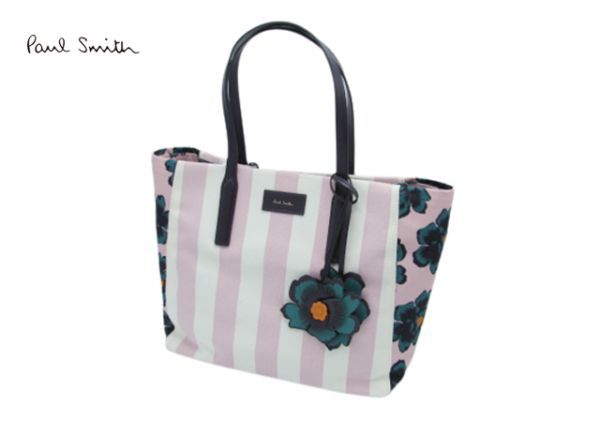 * new goods Paul Smith tote bag pink Hawaiian *42
