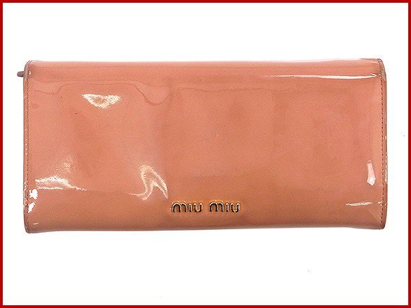  MiuMiu long wallet [ used ] X9903