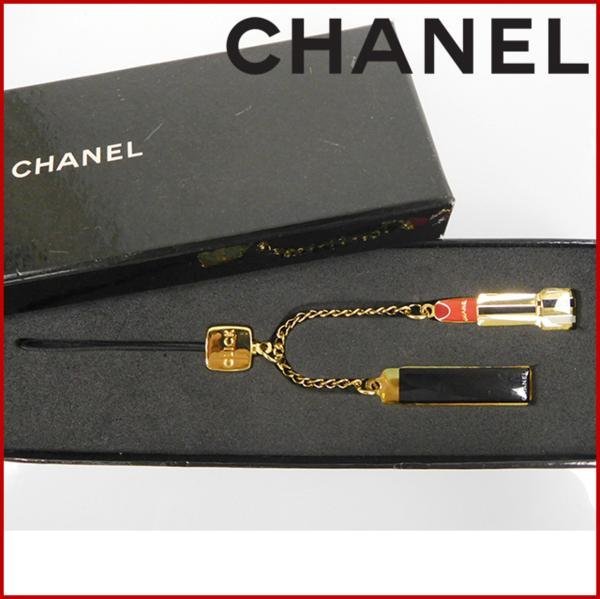  Chanel strap for mobile phone beautiful goods immediate payment [ used ] X11422