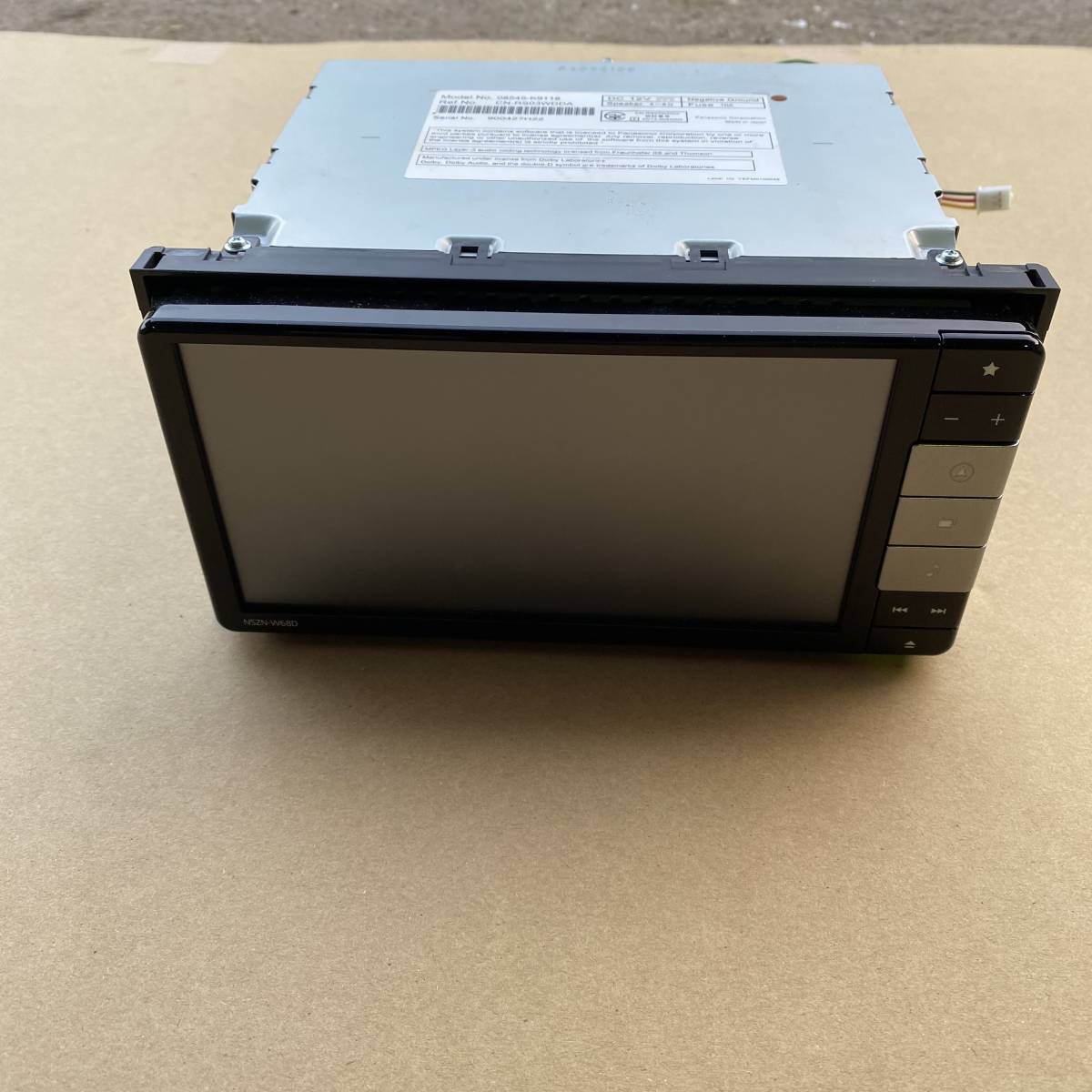 ダイハツ純正ナビ NSZN-W68D 実働品 程度良好 moronge.desa.id
