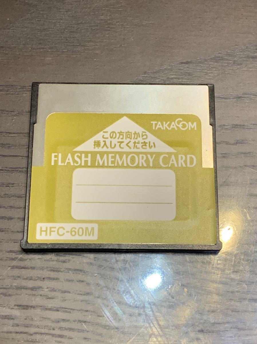 TAKACOM flash memory - card HFC-60M used operation goods 