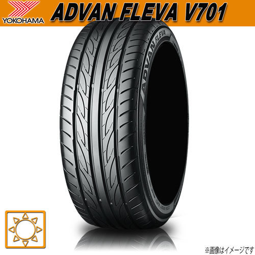 サマータイヤ　新品　ヨコハマ　FLEVA　ADVAN　40R18インチ　215　アドバン　フレヴァ　V701　(V701)　4本セット　89W　XL