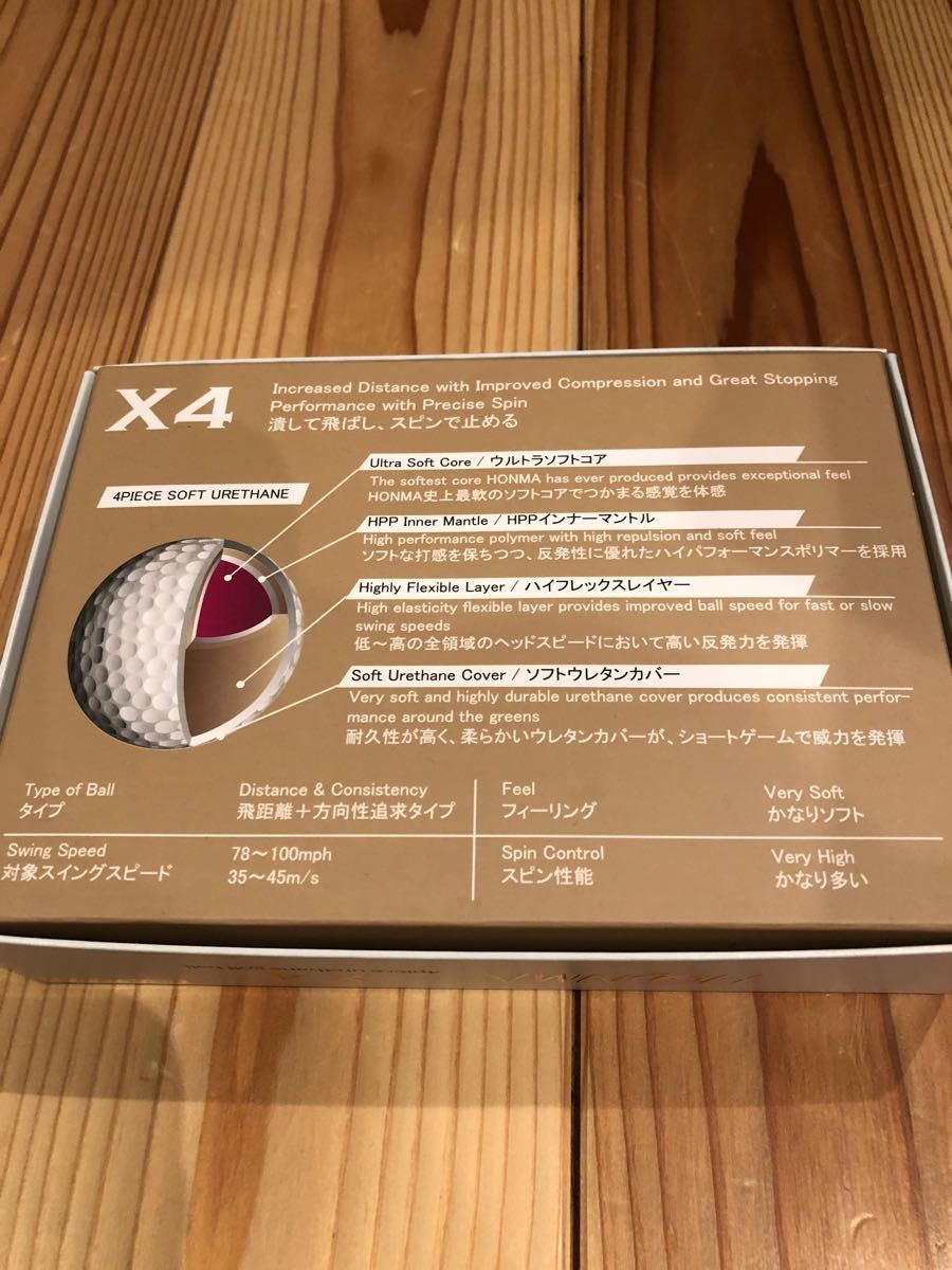 ホンマ X4 ホワイト 5ダース ゴルフボール www.lram-fgr.ma