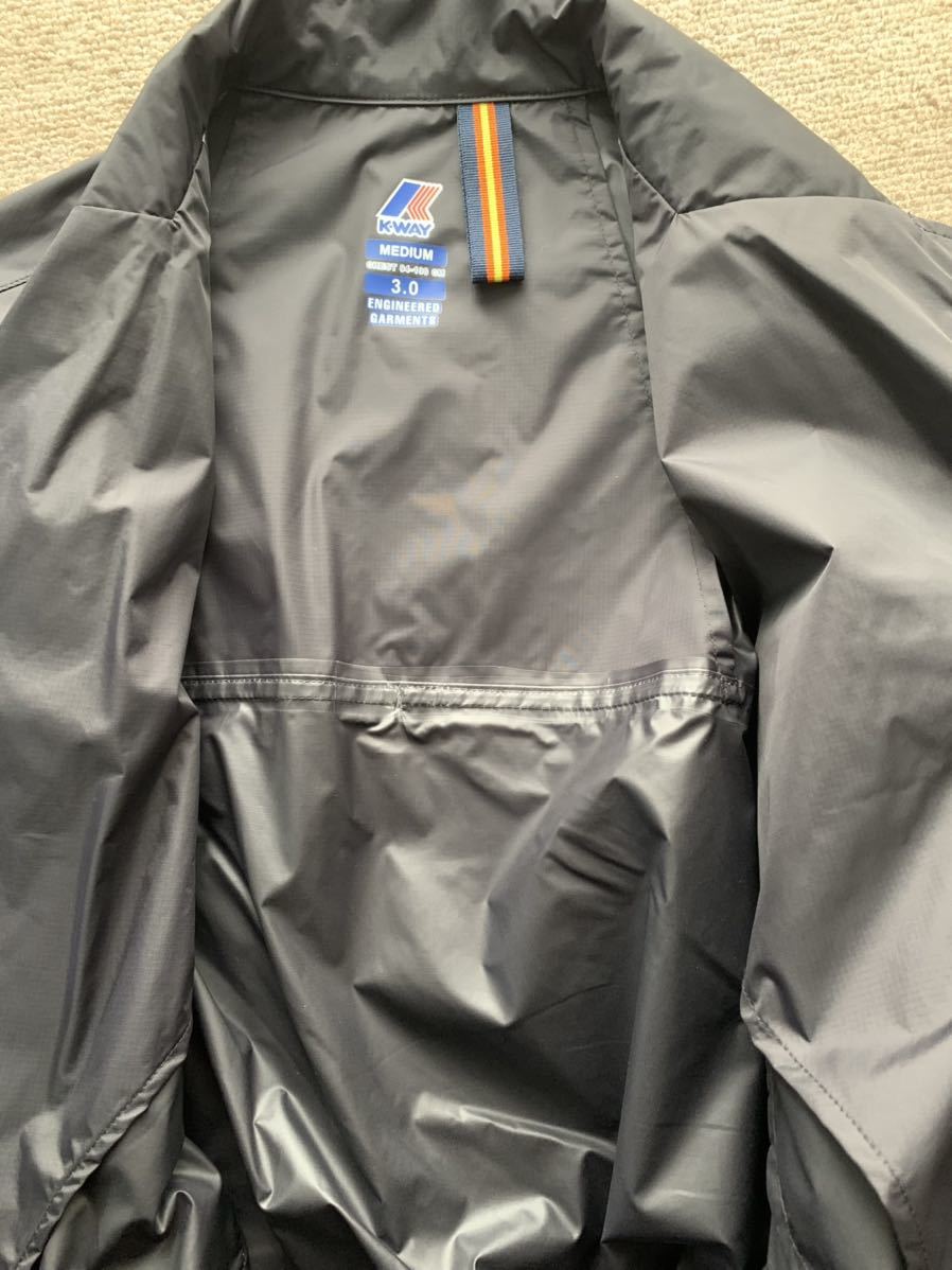 Engineered Garments k-way black jacket ナイロンジャケット