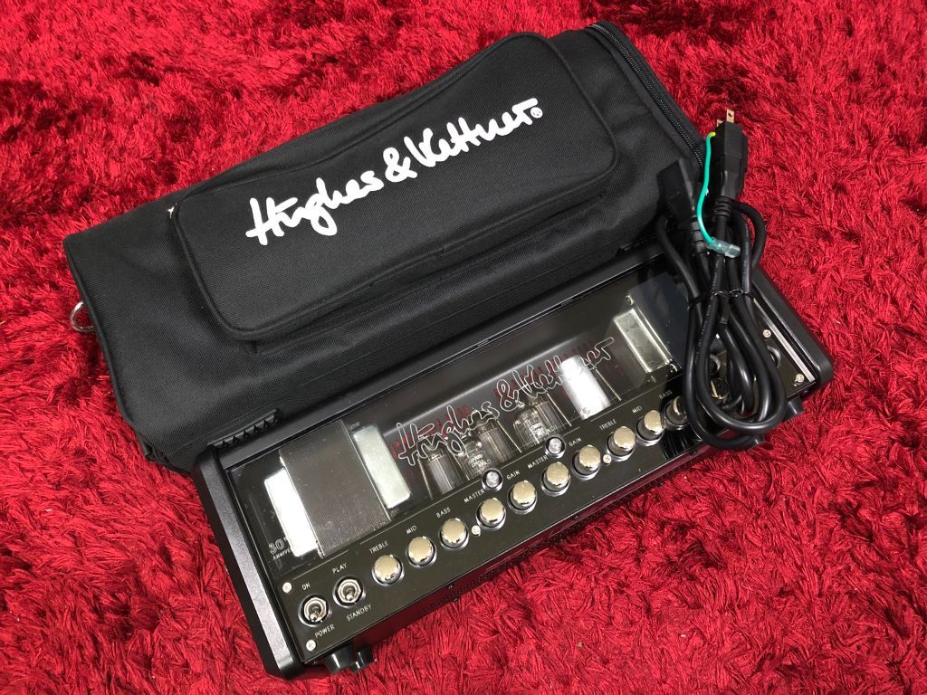 HughesKettner ヒュースケトナー TubeMeister 36 Head 30th Anniversary Model ブラック  ソフトケース 電源 楽器 機材 動作確認済み