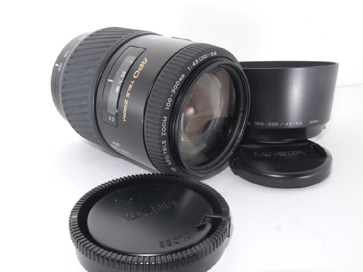 ★実用品★ミノルタ MINOLTA APO TELE ZOOM AF100-300MM F4.5-5.6 (SONY Aマウント） ★動作品　#2437S_画像1