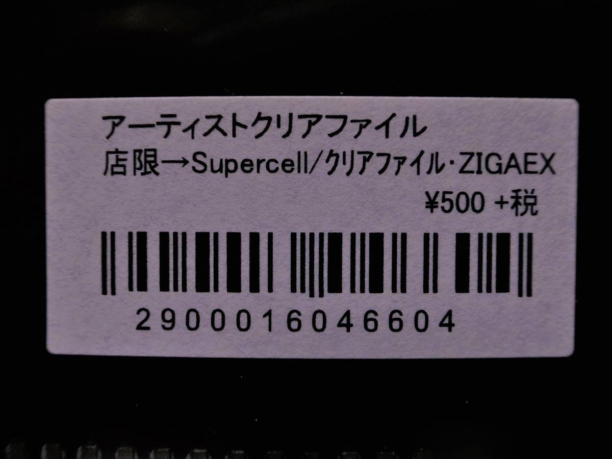 Supercell アーティストクリアファイル　ZIGAEXPERIENTIA　店舗限定販売　CF1536【全国一律185円発送】_画像3