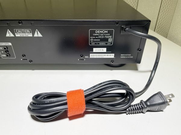 DENON DCD-755RE リモコン付(RC-1173) 2018年製 動作品 美品 CD