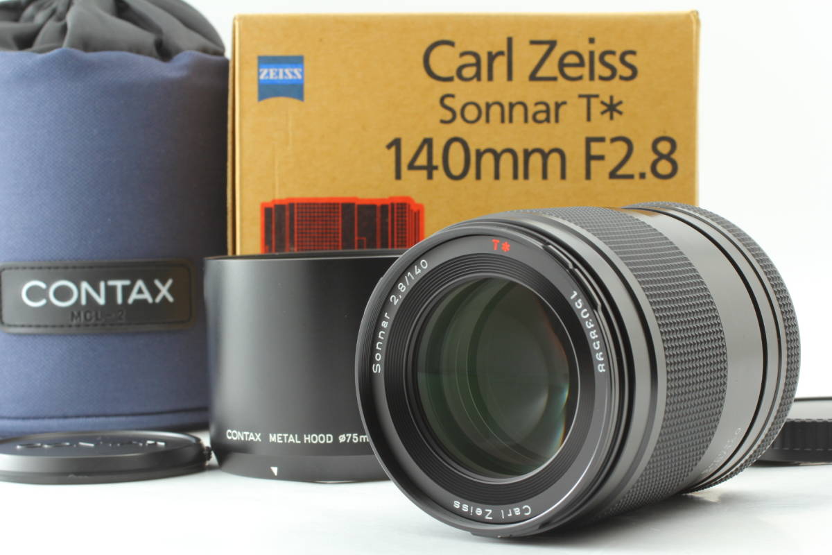 超美品】Contax Carl Zeiss Sonnar T* 140mm f/2.8 AF Lens 645