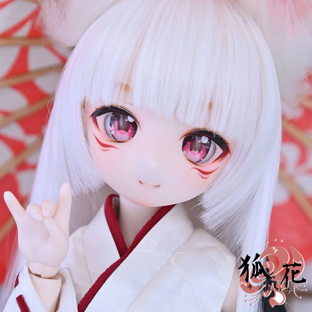 DDH-01 セミホワイト肌 お狐様カスタムヘッド+アイ *狐花* item