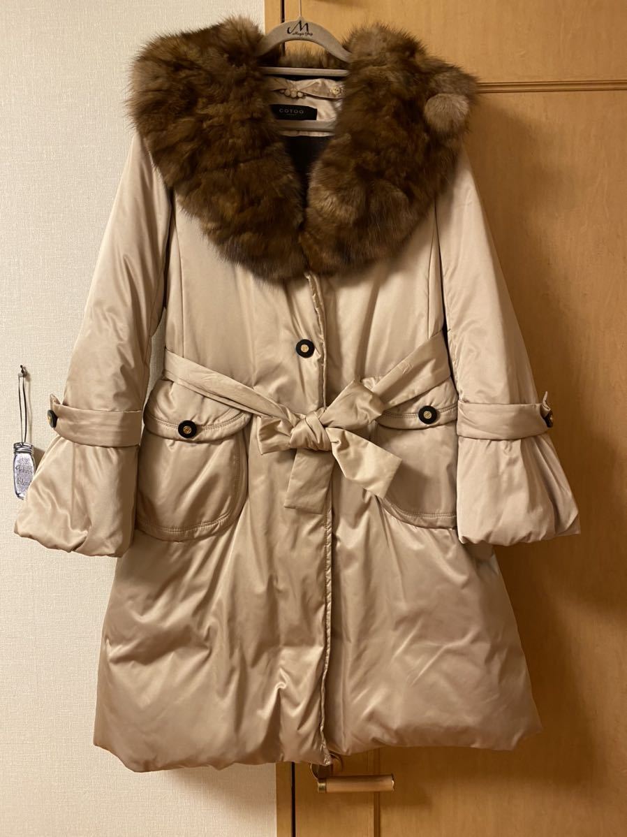 COTTO down coat 40 sable 