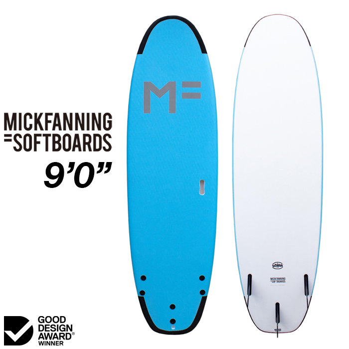 新品未使用☆MFソフトボード SURFSCHOOL サーフスクール 9’0” ソフトフィン サーフィン 初心者 スクール用 EPS MICKFANNING MFsoftboard