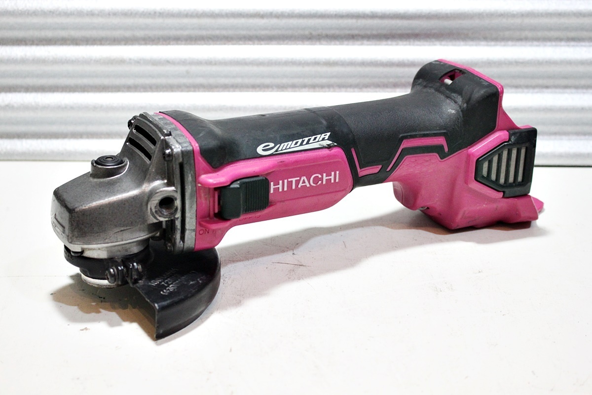 1円~【】即決 HITACHI 日立工機 18V コードレスディスクグラインダー