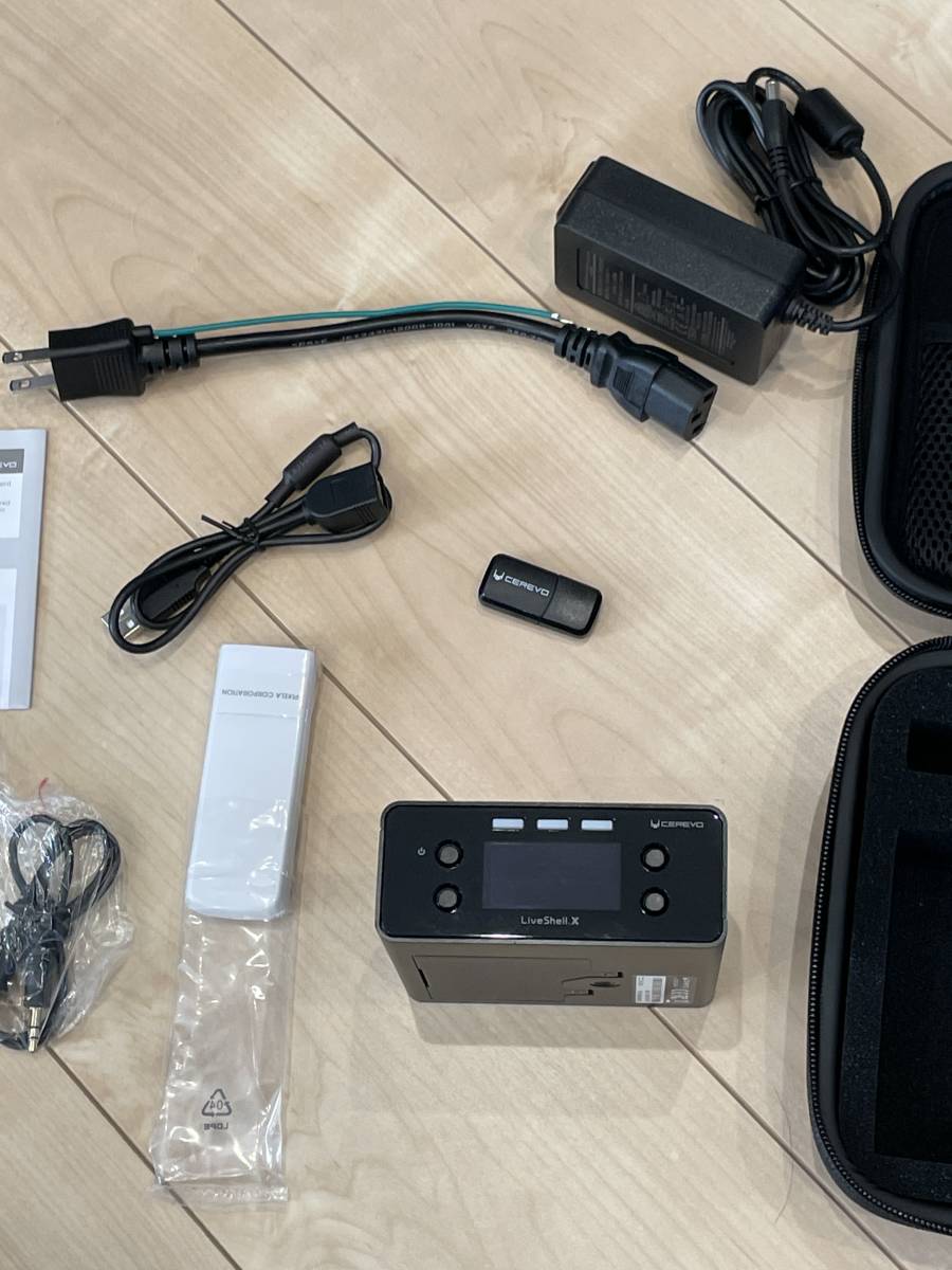 保存版】 CEREVO LiveShell X 【未使用通電チェックのみ】【専用ケース