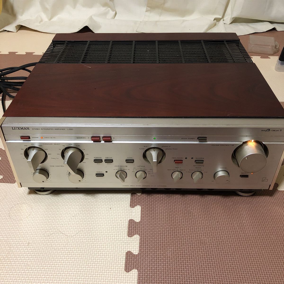 LUXMAN ラックスマン L-550 プリメインアンプ ジャンク www.lram-fgr.ma