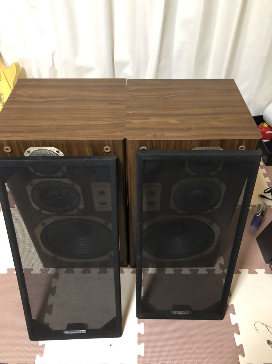 CORAL コーラル DX-5 スピーカー ペア 音響機材 ジャンク 東京都手渡し