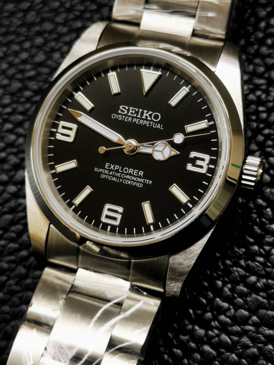 1円〜 SEIKO MOD 36mm EXPLORER カスタム 腕時計 セイコー NH35