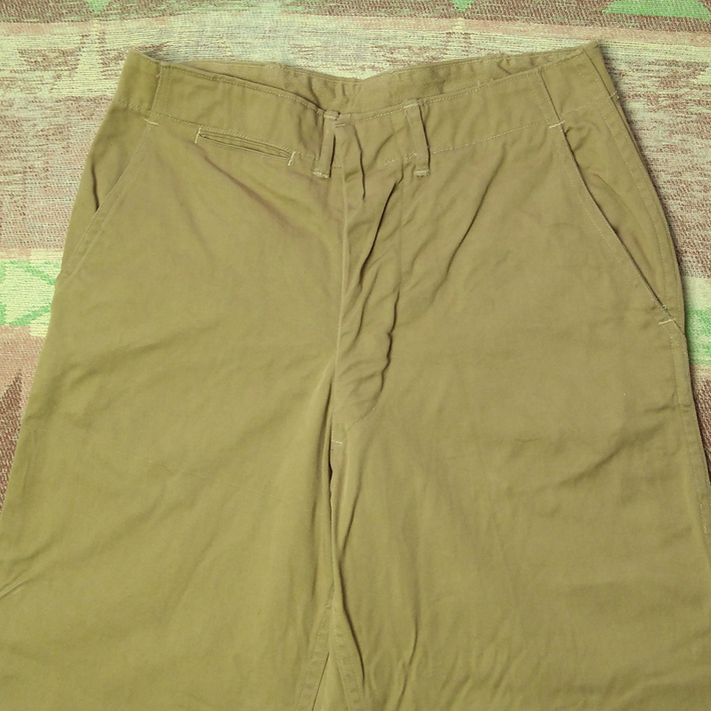 WW2 【U.S.MARINE CORPS】 40s Chino Trousers / 40年代 USMC チノ