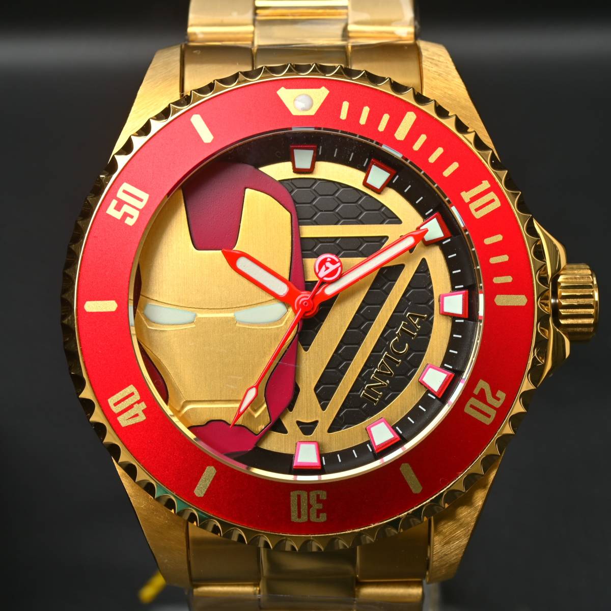愛用 INVICTA 39483』☆電池式☆スイス製Mvt☆ブラックスピネル使用