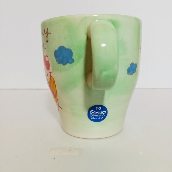 [ unused / 5 month 14 day . cow seat ] Kitty birthday mug Hello Kitty . birthday mug hand ..KT0514