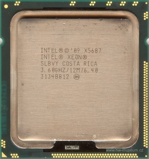 Intel Xeon X5687 SLBVY 4C 3.6GHz 12MB 130W LGA 1366 DDR3-1333_画像1