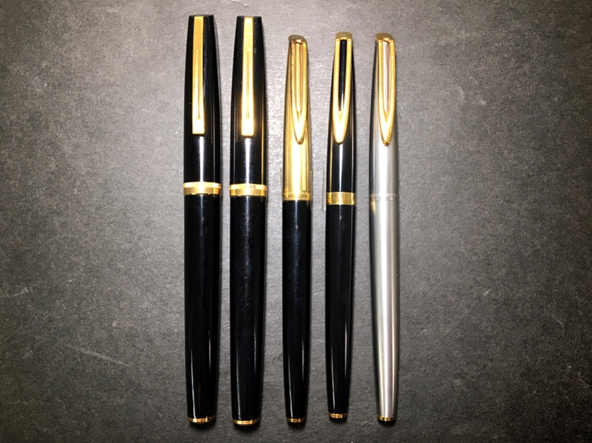 ウォーターマン WATERMAN 万年筆 SUPER6 C/F他 ペン先18金 5本セット