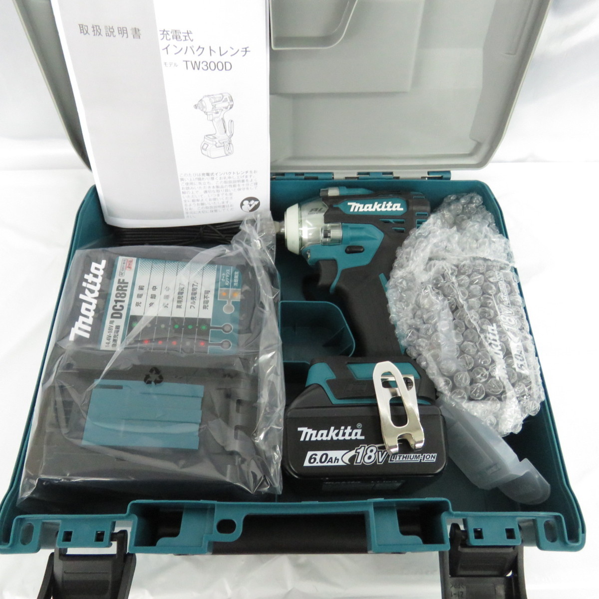 未使用品】makita マキタ 充電式インパクトレンチ TW300DRGX 18V 6.0Ah ...