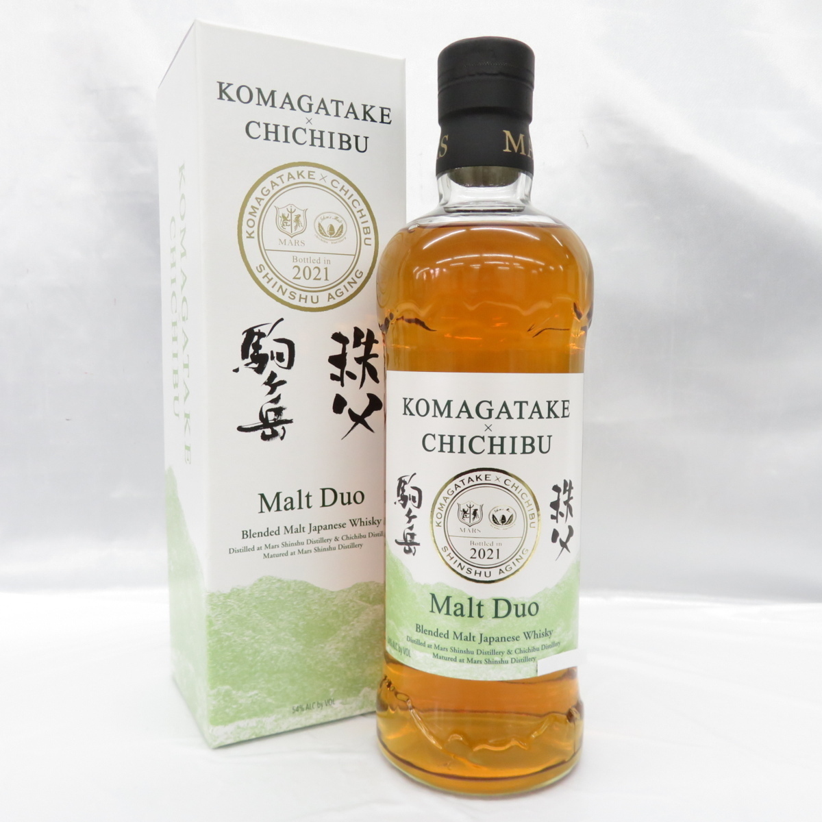 マルスウイスキー 駒ヶ岳×秩父 モルトデュオ 箱付き-