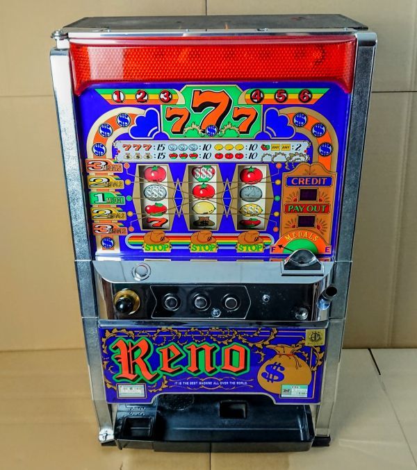 希少!!】 初代 リノ RENO 青パネル ３号機 ニイガタ電子 パチスロ実機