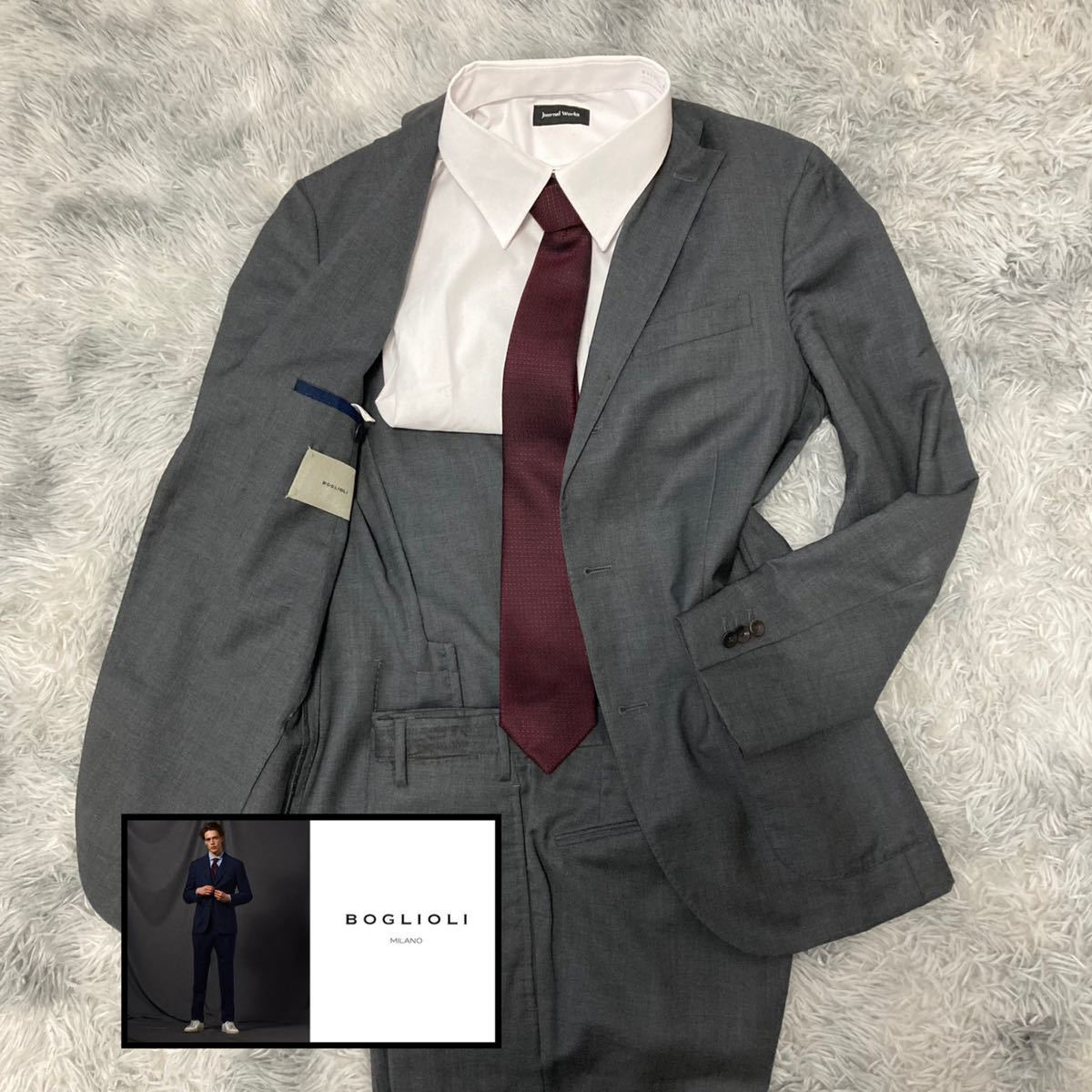 ボリオリ【紳士の極み】BOGLIOLI 高級紳士服 スーツ セットアップ