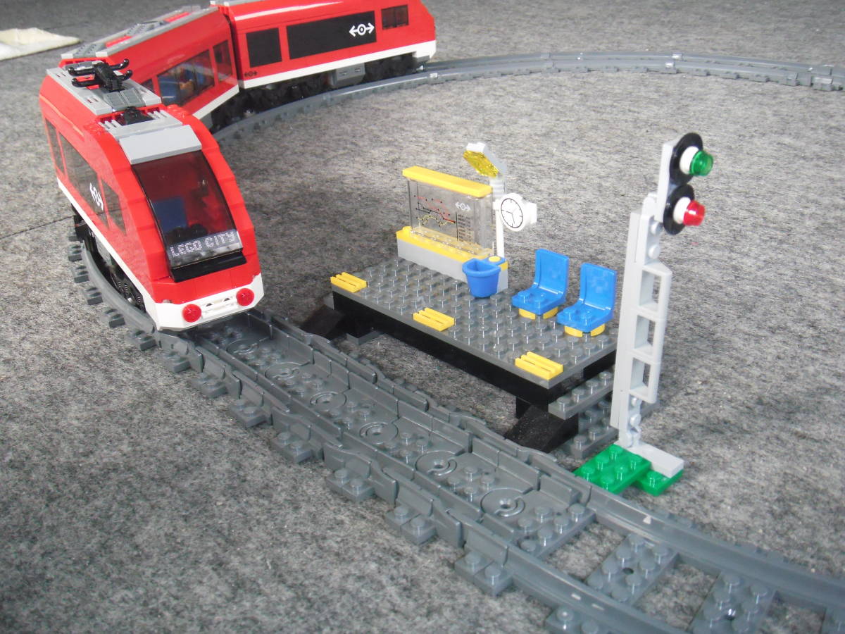 ☆レゴ (LEGO) シティ 7938 超特急列車トレイン 動作確認 中古品