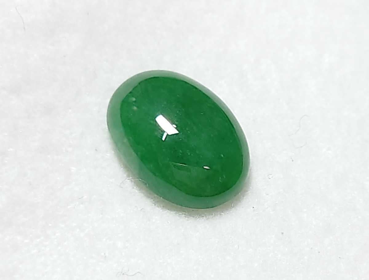 極美品! ひすい 6.340ct ソーティング付 オーバル カボション ルース