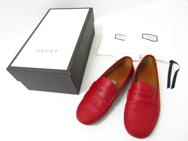 GUCCI グッチ グッチシマ ドライビングシューズ 431063 SIZE:7♪SB4181
