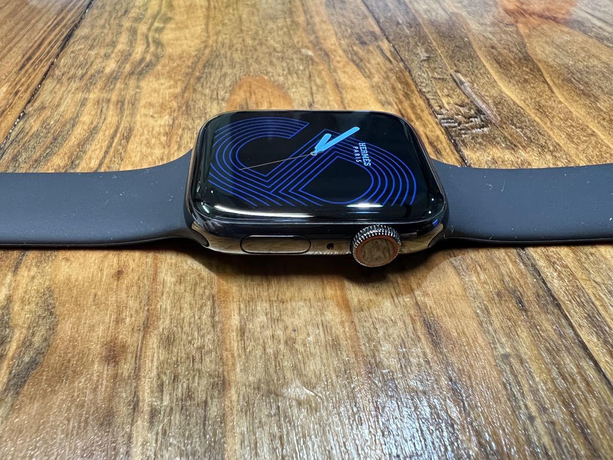 ☆即決 Apple Watch series5 HERMES 44mm ブラック 本体 アップルウォッチ エルメス 黒 GPS+Cellular  スペースブラックステンレス