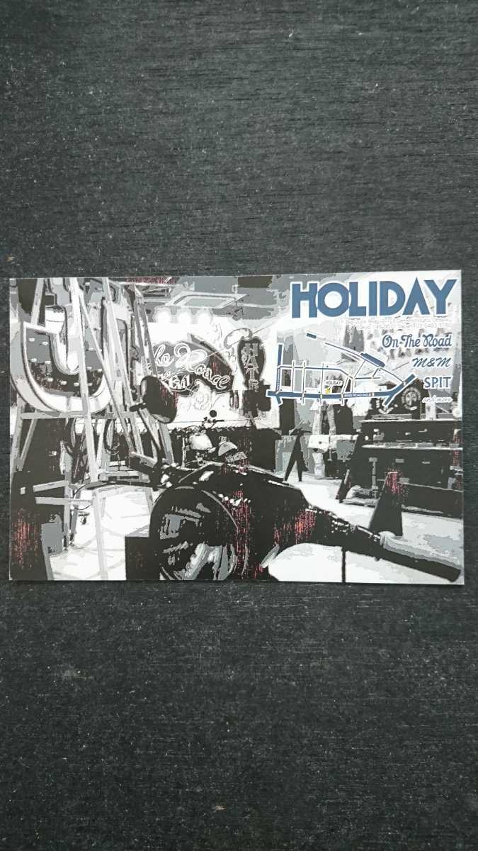 2006年当時物!HOLIDAY“ON THE ROAD”非売品フライヤーポストカード 1枚/ホリデー デザイン NUTS ART WORK_画像5