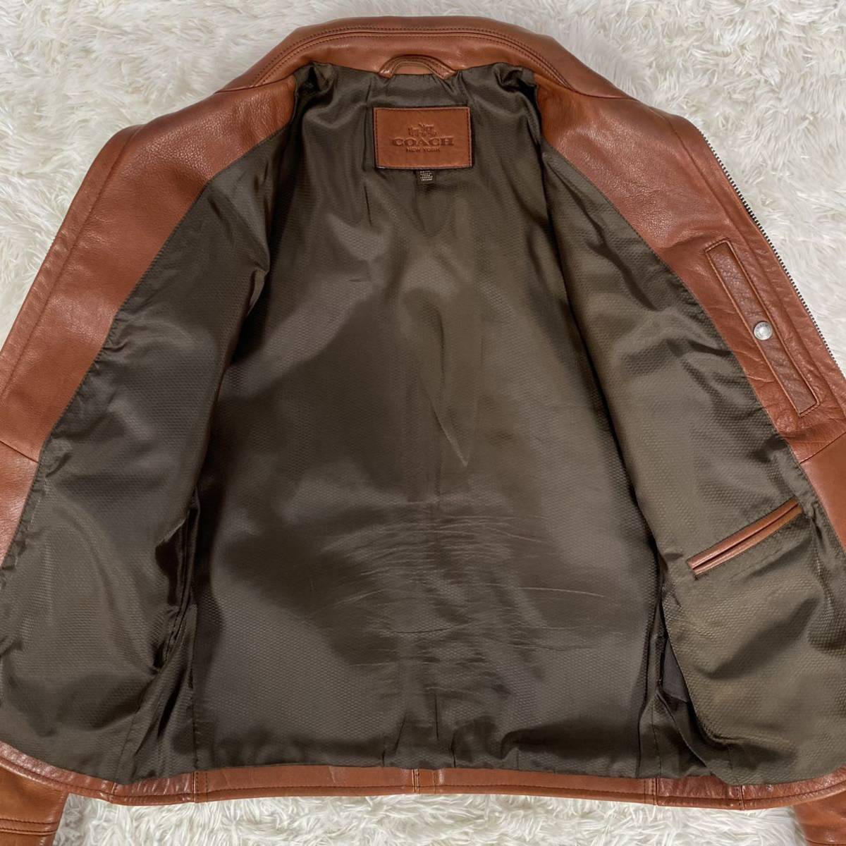 コーチ『抜群の存在感』COACH レザージャケット シングルライダース