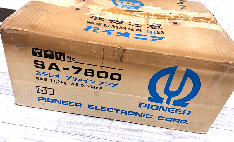 □PIONEER SA-7800 プリメインアンプ パイオニア□ □PIONEER SA-7800 プリメインアンプ パイオニア□