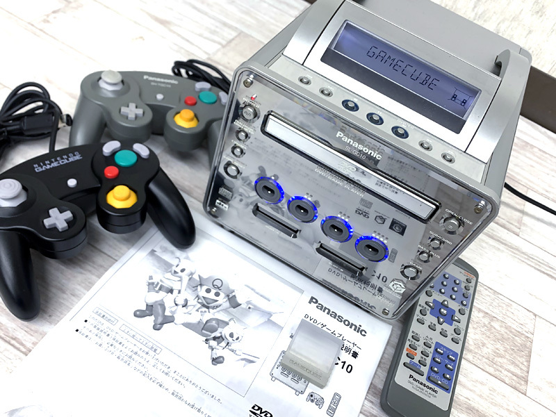 Panasonic SL-GC10 ゲームキューブ DVDプレーヤー Q リモコン・取説・コントローラー付き 任天堂 Nintendo パナソニック 