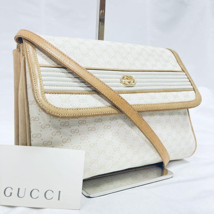 超希少】GUCCI グッチ ショルダーバッグ マイクロGG インター