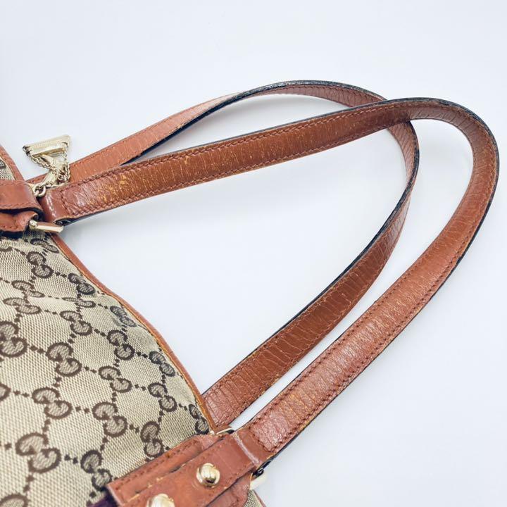 GUCCI グッチ トートバッグ ハンド シェリーライン GG柄 ロゴ 肩掛け可
