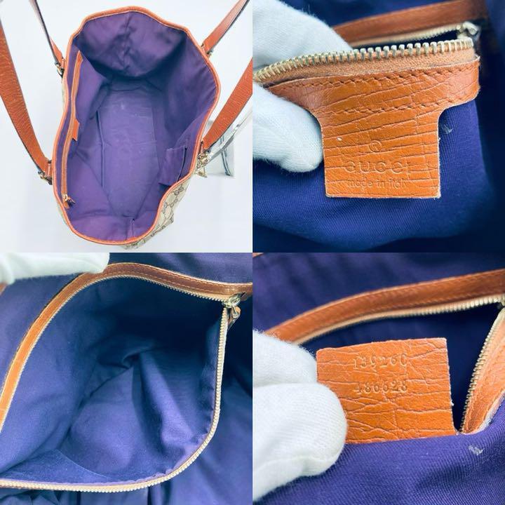 GUCCI グッチ トートバッグ ハンド シェリーライン GG柄 ロゴ 肩掛け可