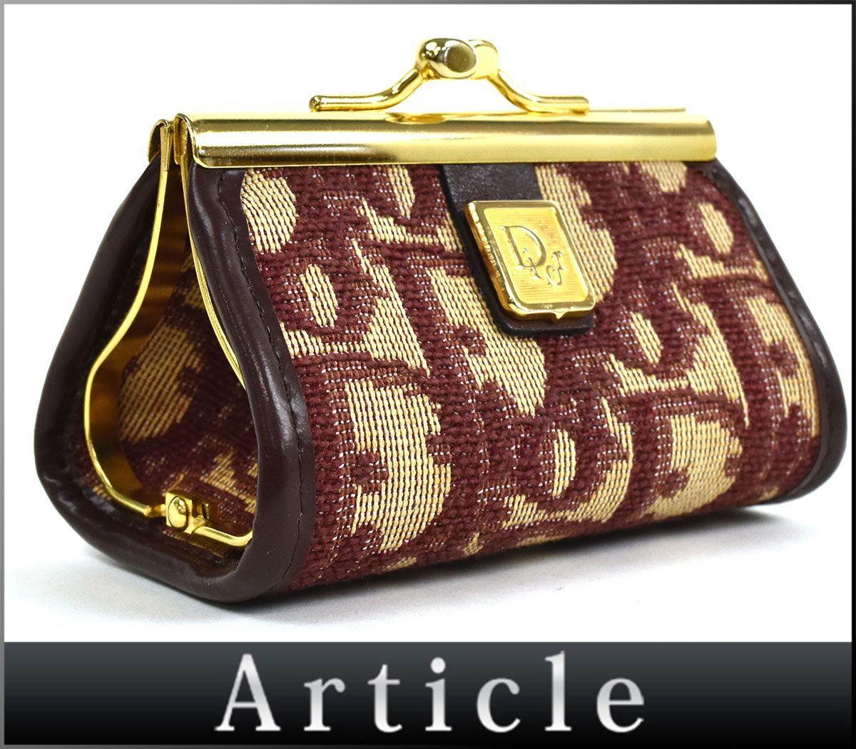 121259☆美品 Christian Dior クリスチャン ディオール トロッター