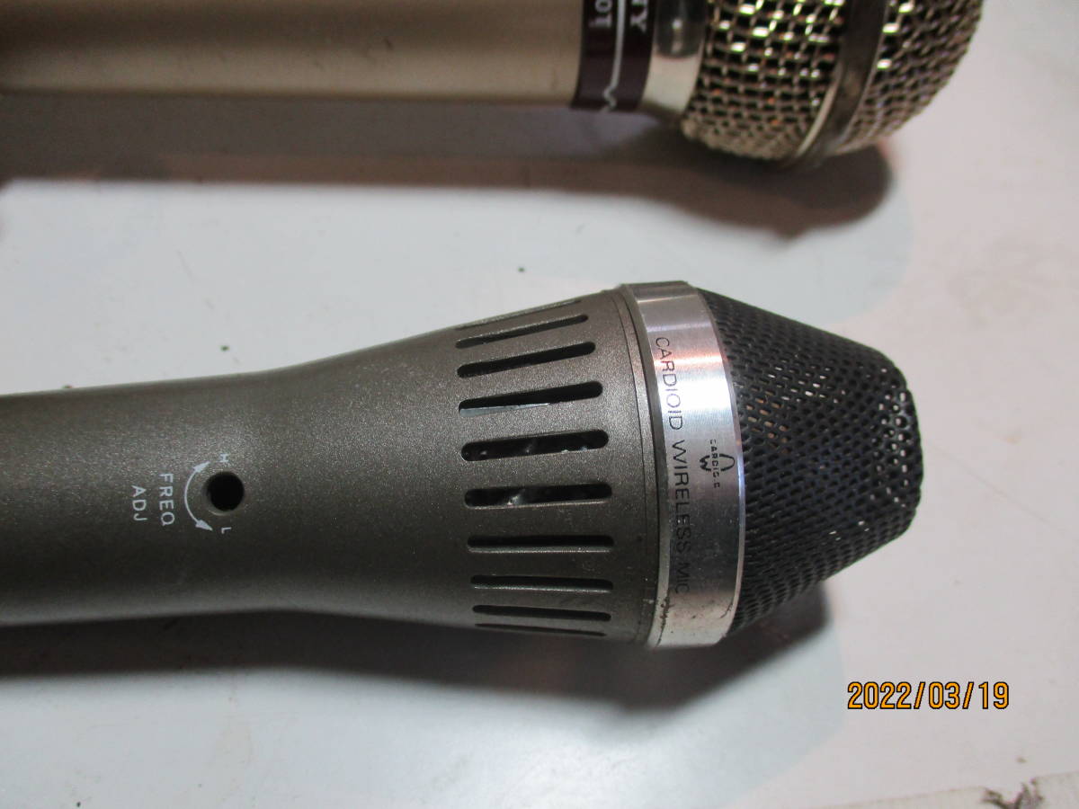 SONY◆F-V80T　CARDIOID WIRELSS MIC◆2本セット◆動作未確認　ジャンク_画像3