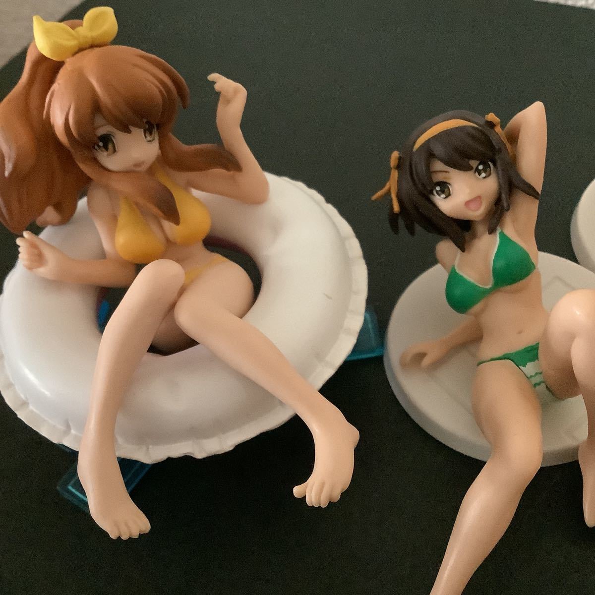 ☆涼宮ハルヒの憂鬱☆フィギュア 水着 ハルヒ 朝比奈みくる 長門 ☆涼宮ハルヒの憂鬱☆フィギュア 水着 ハルヒ 朝比奈みくる 長門