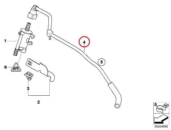 BMWミニMINIクーパーCOOPERベントバルブR50R52ベンチレーションラインW10キャニスターパージバルブB16A RA16ワンOneカブリオレ7514947-02_画像4