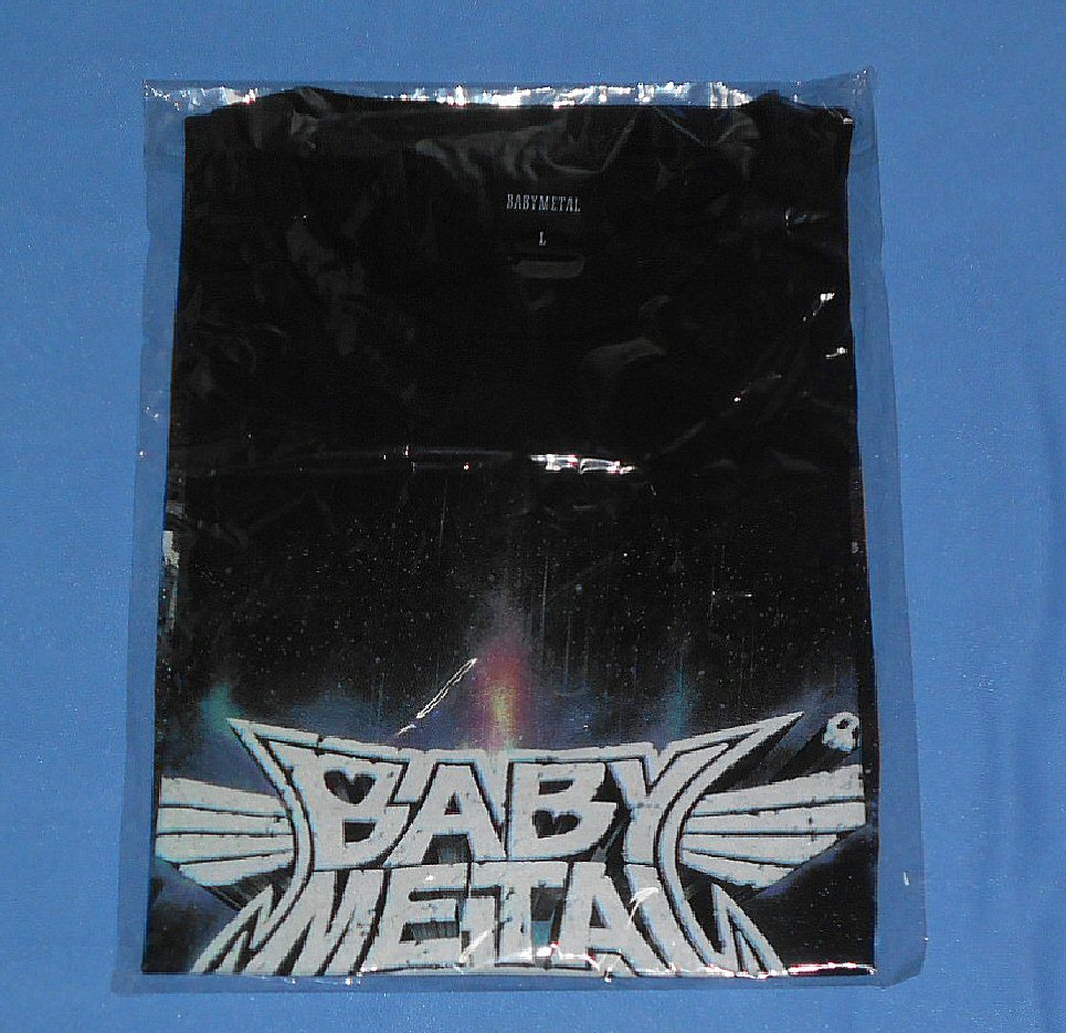 YT13/ baby metaBABYMETAL THE FORUM MEMORIAL LV ver. TEE T-shirt L size 