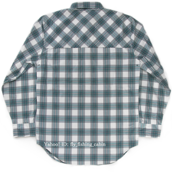 FILSON フィルソン ツイン レイクス スポーツ シャツ ホワイト/ブルー/グレイ US-XS_画像2