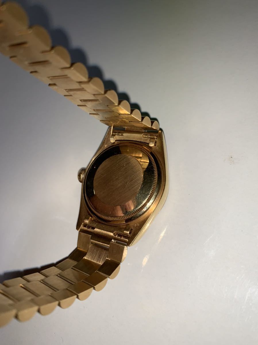 ［本物保証] [美品]ROREX メンズ時計 ロレックス　18038　デイデイト　ＹＧ　自動巻　金無垢_画像8